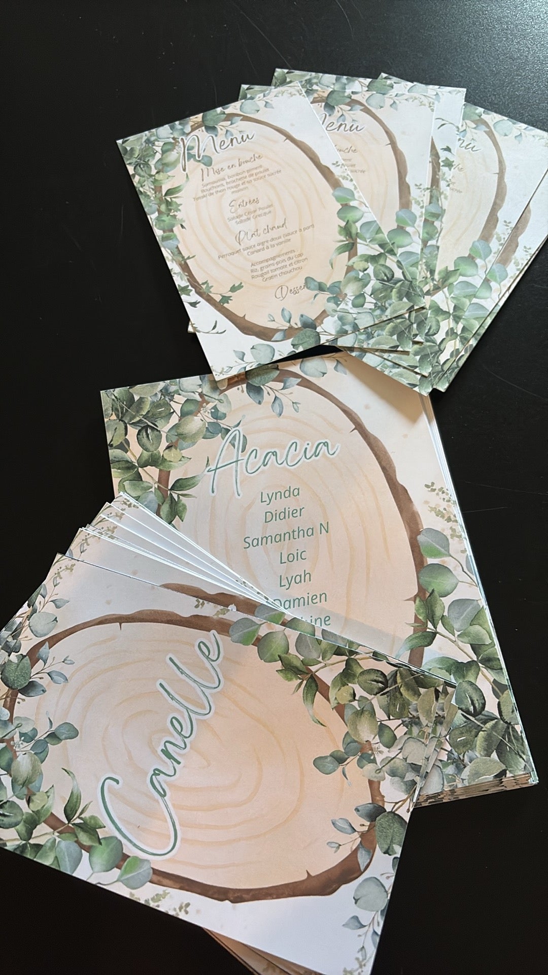 Carte menu