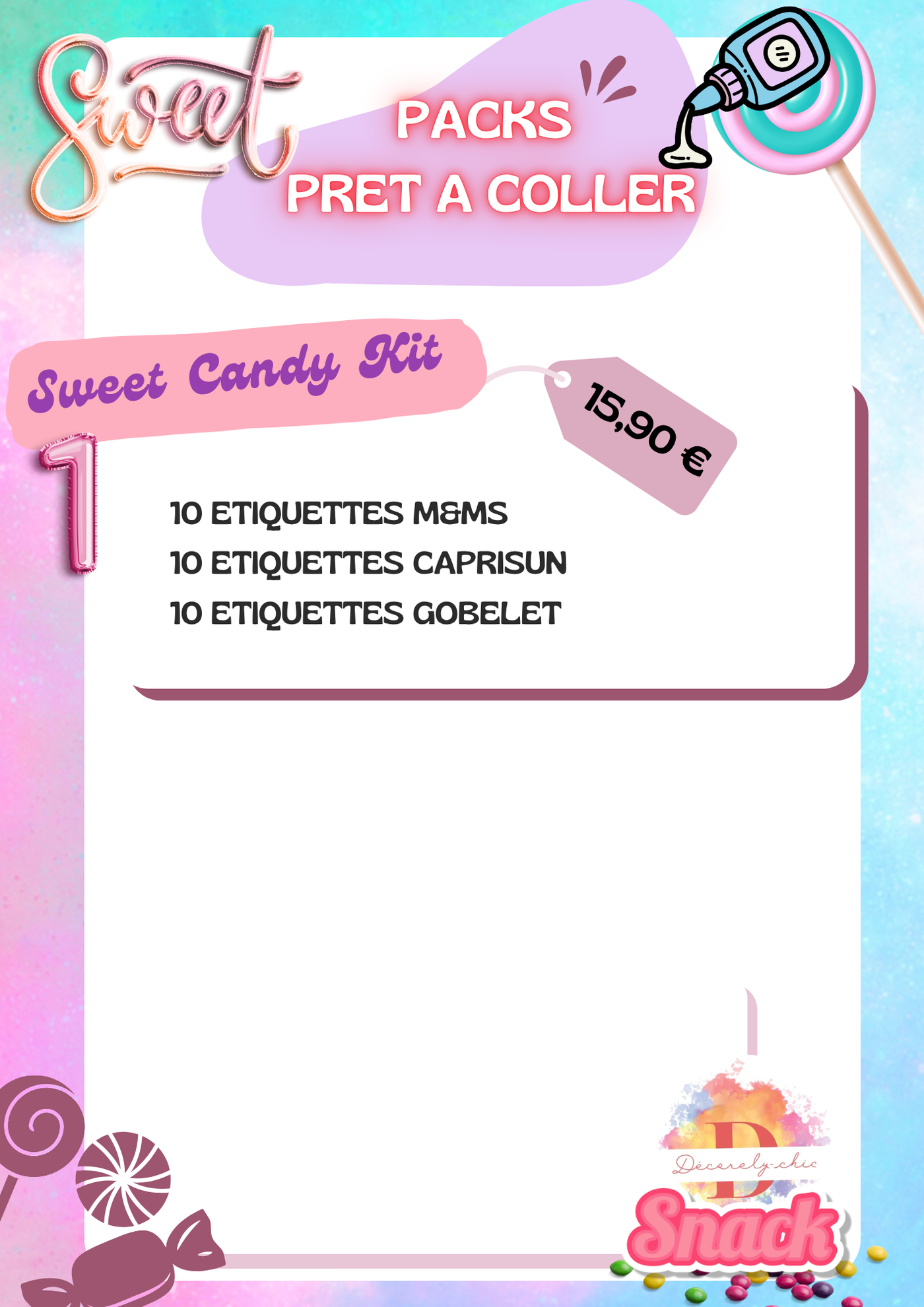 PACK PRÊT A COLLER