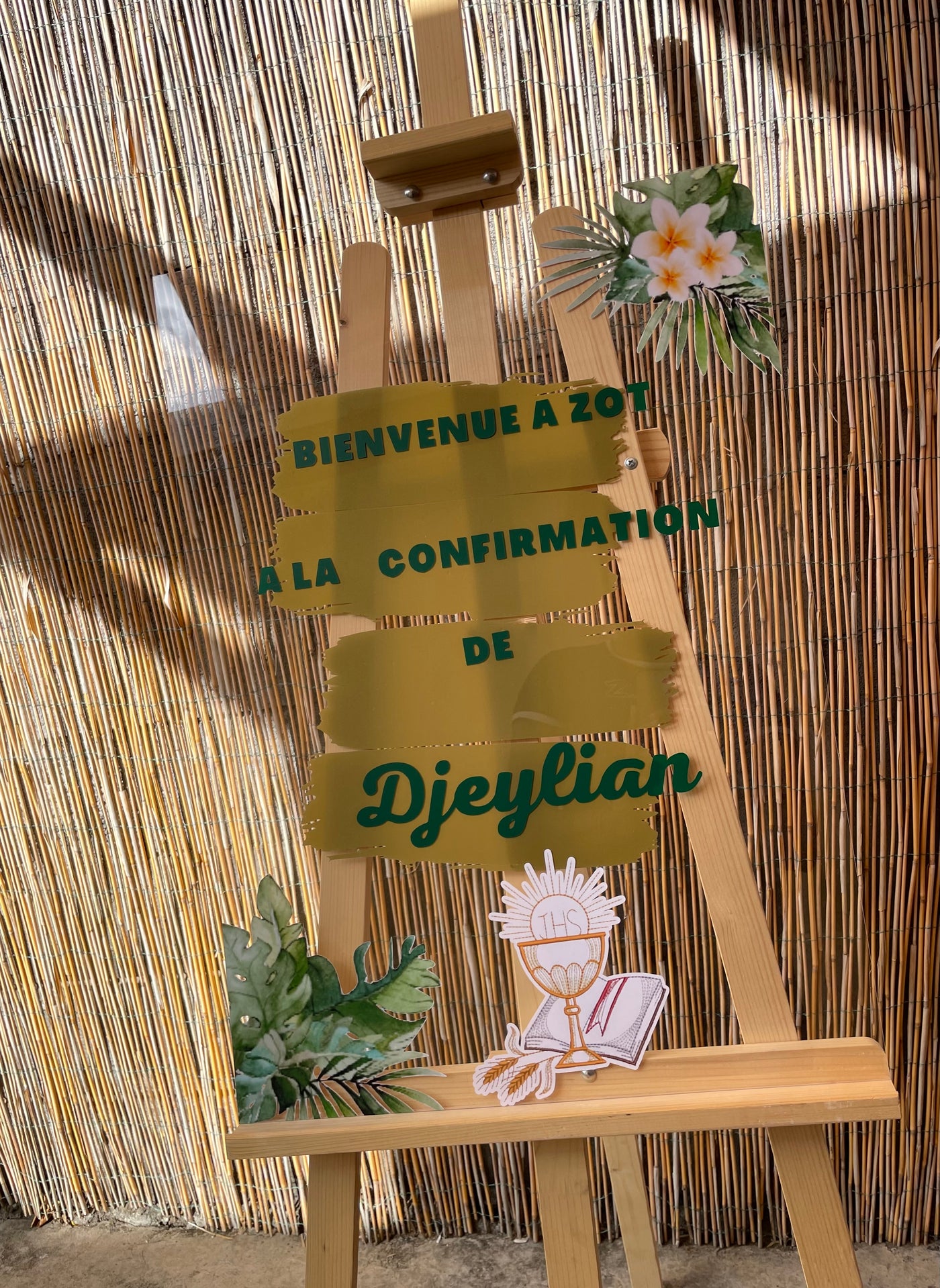 PANNEAU DE BIENVENUE