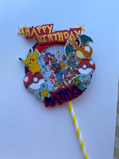 Toppers Cake 3D - décorelychic